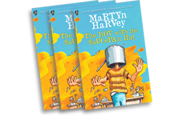 New Book - The Boy with the Saucepan Hat by Martyn Harvey